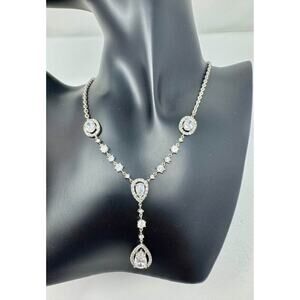 Cubic zirconia necklace